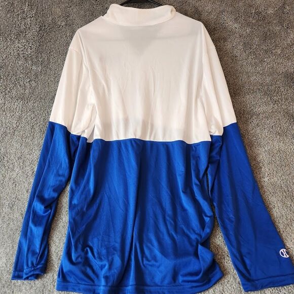 New England Patriots 1/4 Zip Pull Over Holloway Dry Excel Shirt Mens Size XL - Picture 2 of 9